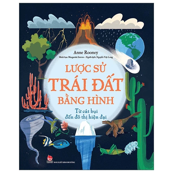 Lược Sử Trái Đất Bằng Hình - Từ Cát Bụi Đến Đô Thị Hiện Đại - Anne Rooney, Margarida Esteves (Mới 100%) Kiến thức bách khoa, NXB Kim Đồng - SÁCH ĐẠI HỌC