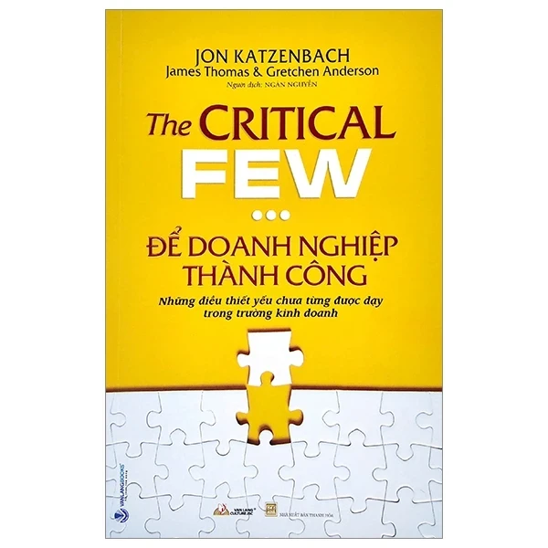Để Doanh Nghiệp Thành Công - James Thomas, Gretchen Anderson (Mới 100%) Nhân vật, bài học kinh doanh, Văn Lang Books - SÁCH ĐẠI HỌC
