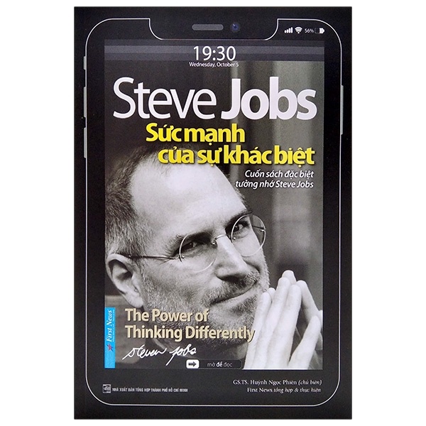 Steve Jobs - Sức Mạnh Của Sự Khác Biệt (Tái Bản 2021) - Steve Jobs (Mới 100%) Nhân vật, bài học kinh doanh, First News - SÁCH ĐẠI HỌC
