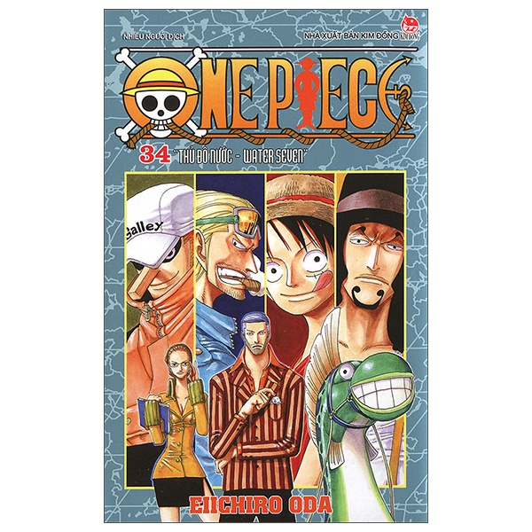 One Piece - Tập 34: Thủ Đô Nước - Water Seven - Eiichiro Oda (Mới 100%) Truyện tranh, NXB Kim Đồng - SÁCH ĐẠI HỌC