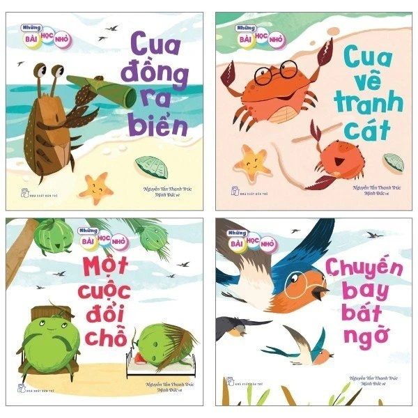 Những Bài Học Nhỏ (Bộ 4 Cuốn) - Nguyễn Tấn Thanh Trúc, Minh Đức (Mới 100%) Truyện thiếu nhi, NXB Trẻ - SÁCH ĐẠI HỌC