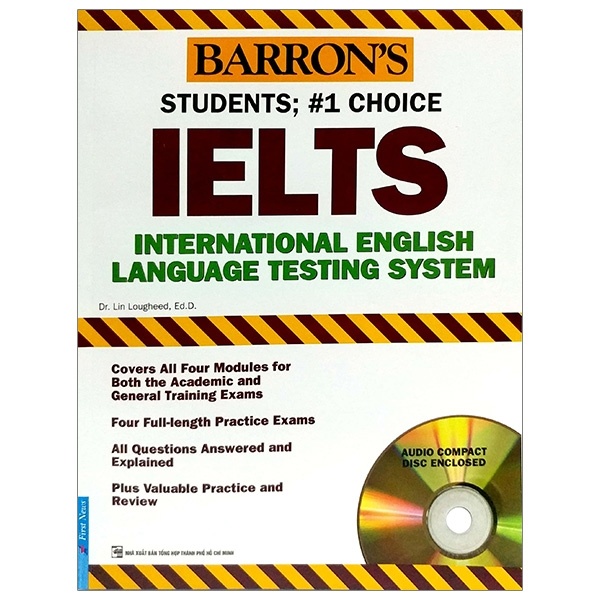 Barron's IELTS International English Language Testing System (Kèm 2 CD) - Dr. Lin Lougheed (Mới 100%) Tiếng Anh, First News - SÁCH ĐẠI HỌC