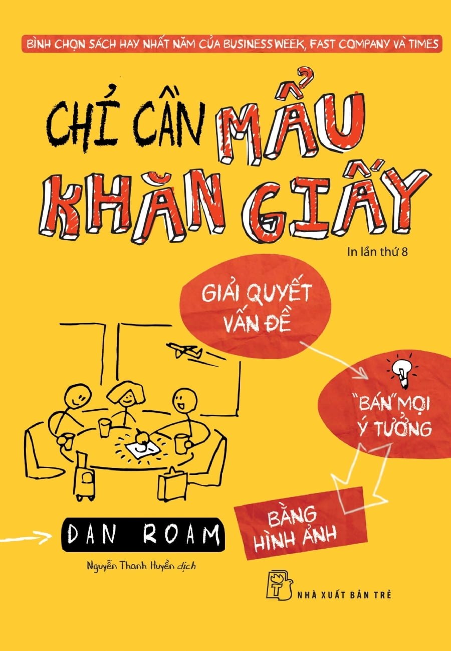 Chỉ Cần Mẩu Khăn Giấy - Dan Roam (Mới 100%) Nhân vật, bài học kinh doanh, NXB Trẻ - SÁCH ĐẠI HỌC