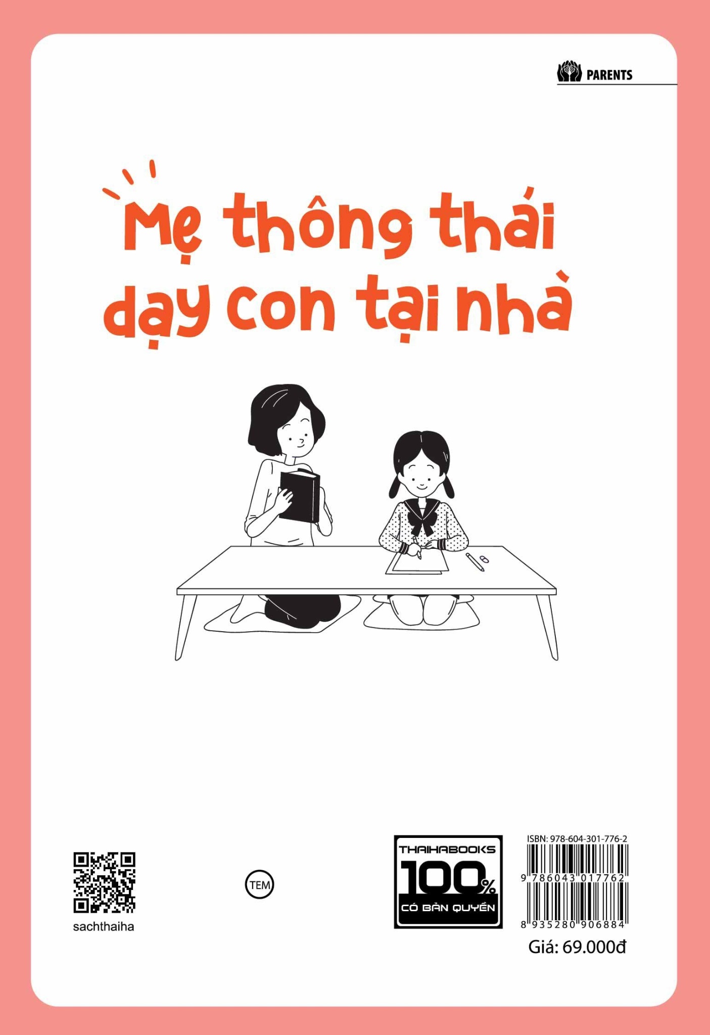 Mẹ Thông Thái Dạy Con Tại Nhà - Shouko Yoshimoto (Mới 100%) Cẩm nang làm cha mẹ, Thái Hà Books - SÁCH ĐẠI HỌC