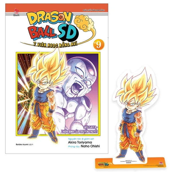 Dragon Ball SD - 7 Viên Ngọc Rồng Nhí - Tập 9: Siêu Saiya - Chiến Binh Của Truyền Thuyết - Akira Toriyama, Naho Ohishi (Mới 100%) Truyện tranh, NXB Kim Đồng - SÁCH ĐẠI HỌC