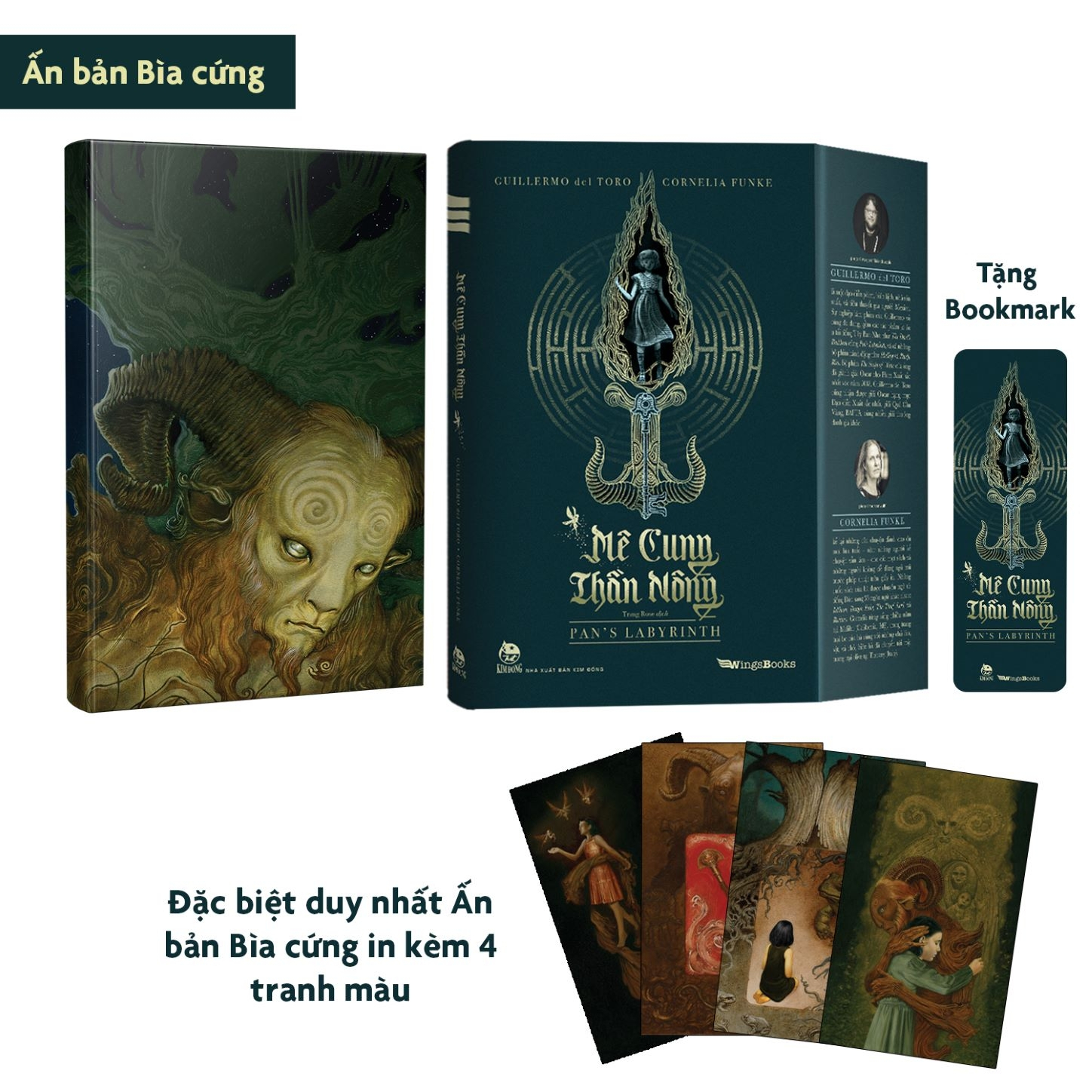 Mê Cung Thần Nông - Pan's Labyrinth (Bìa Cứng) - Guillermo del Toro, Cornelia Funke (Mới 100%) Tiểu thuyết, NXB Kim Đồng - SÁCH ĐẠI HỌC