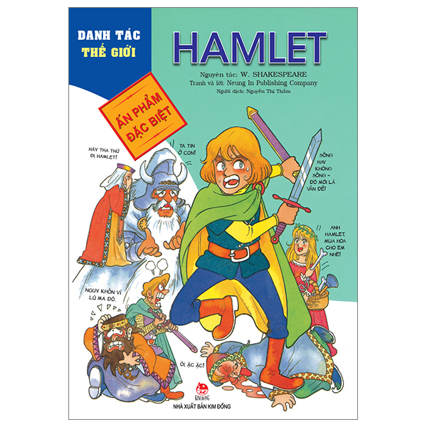 Danh Tác Thế Giới - Hamlet - Neung In Publishing Company, W. Shakespeare (Mới 100%) Truyện thiếu nhi, NXB Kim Đồng - SÁCH ĐẠI HỌC