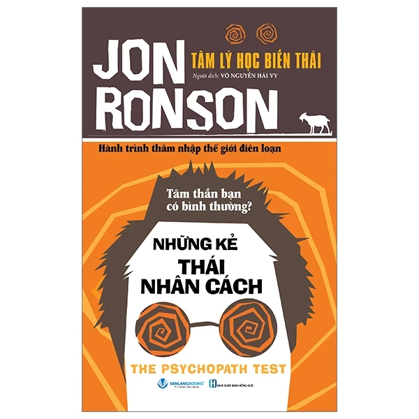 Tâm Lý Học Biến Thái - Những Kẻ Thái Nhân Cách - Jon Ronson (Mới 100%) Sách tâm lý, Văn Lang Books - SÁCH ĐẠI HỌC