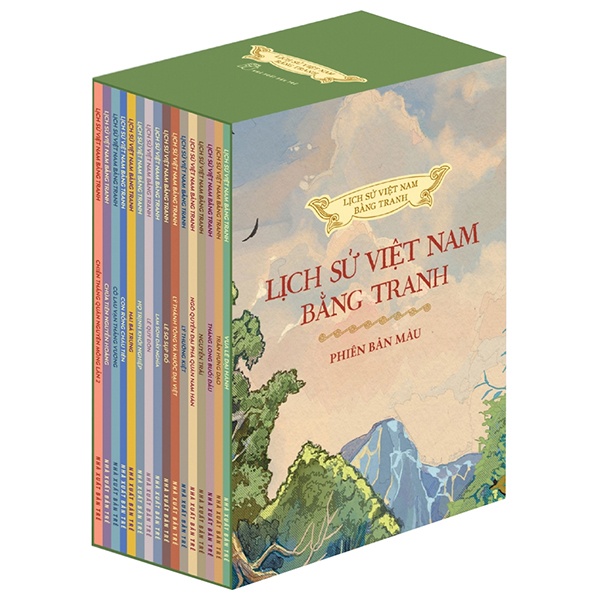 Lịch Sử Việt Nam Bằng Tranh (Hộp 16 Cuốn) - Trần Bạch Đằng (Mới 100%) Lịch sử, địa lí Việt Nam, NXB Trẻ - SÁCH ĐẠI HỌC