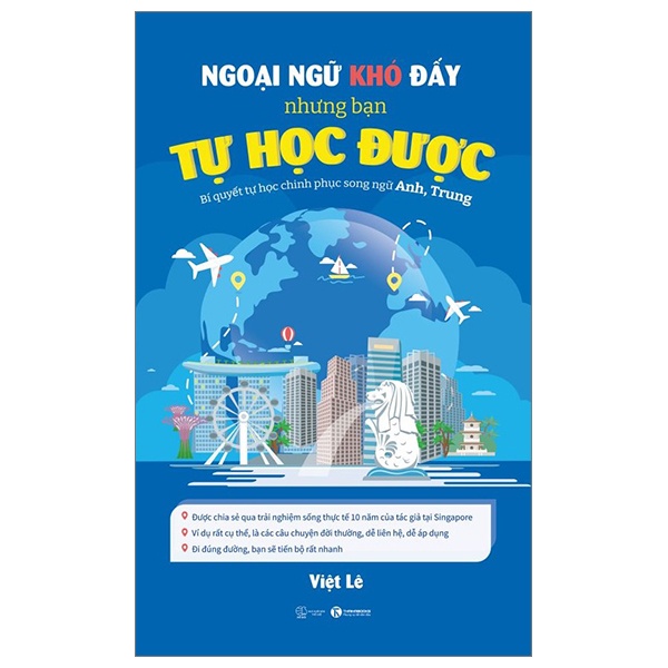 Ngoại Ngữ Khó Đấy Nhưng Bạn Tự Học Được - Việt Lê (Mới 100%) Sách tư duy, kỹ năng sống, Thái Hà Books - SÁCH ĐẠI HỌC
