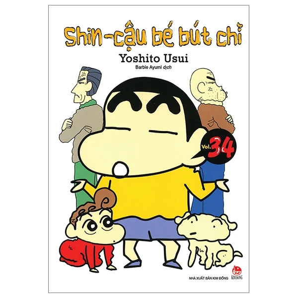 Shin - Cậu Bé Bút Chì - Tập 34 - Yoshito Usui (Mới 100%) Truyện tranh, NXB Kim Đồng - SÁCH ĐẠI HỌC