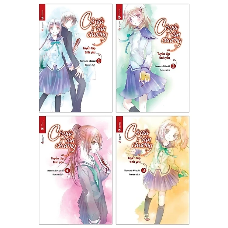 Combo Cô Gái Văn Chương Và Tuyển Tập Tình Yêu - Nomura Mizuki (Mới 100%) Light novel, Thái Hà Books - SÁCH ĐẠI HỌC