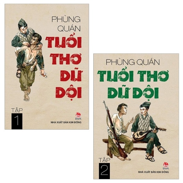 Tuổi Thơ Dữ Dội (Bộ 2 Tập) - Phùng Quán (Mới 100%) Truyện thiếu nhi, NXB Kim Đồng - SÁCH ĐẠI HỌC