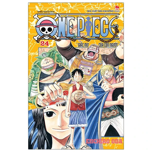 One Piece - Tập 24: Giấc Mơ Của Con Người - Eiichiro Oda (Mới 100%) Truyện tranh, NXB Kim Đồng - SÁCH ĐẠI HỌC