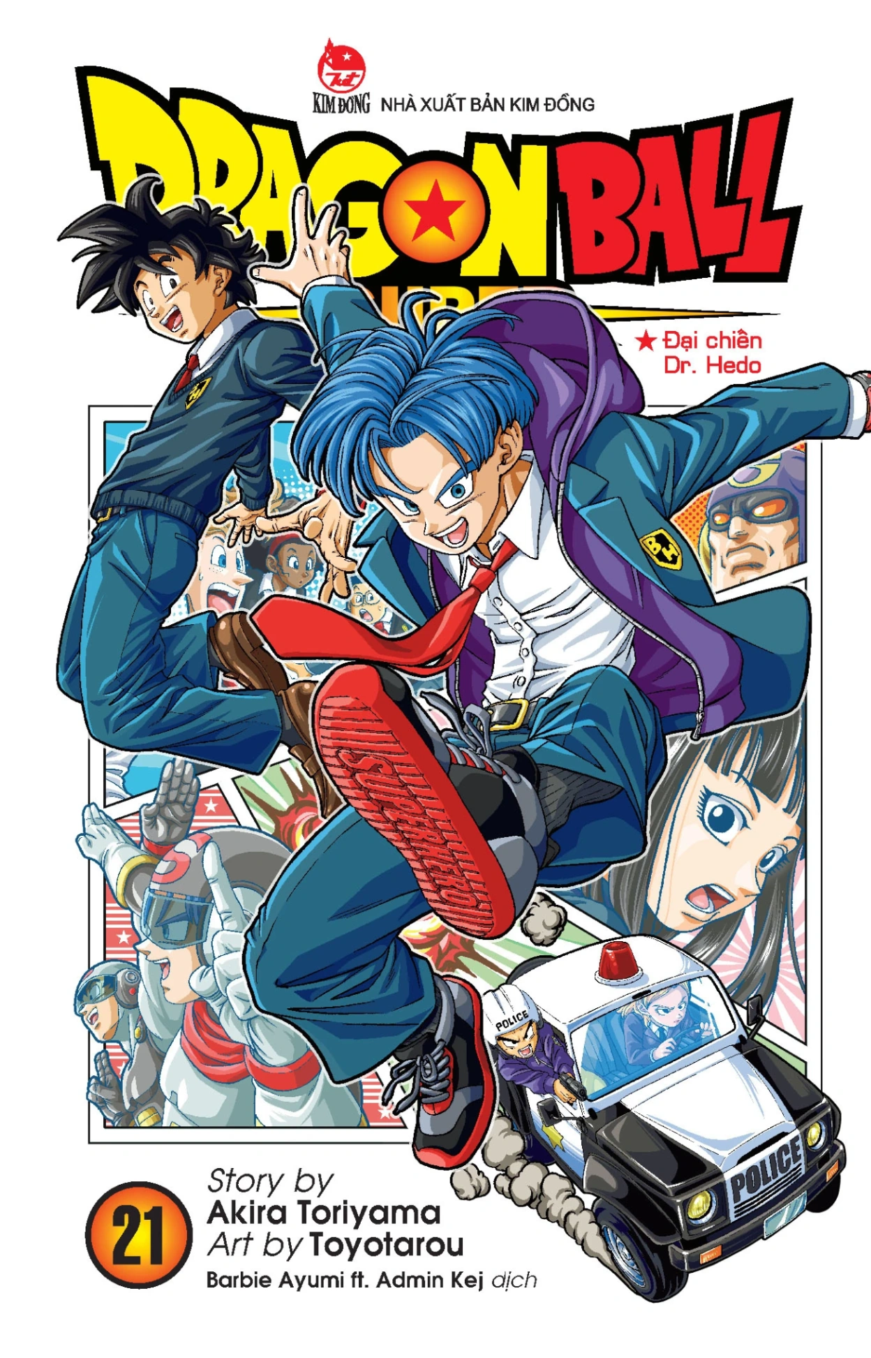 Dragon Ball Super - Tập 21 - Đại Chiến Dr. Hedo - Akira Toriyama, Toyotarou (Mới 100%) Manga, comic, NXB Kim Đồng - SÁCH ĐẠI HỌC