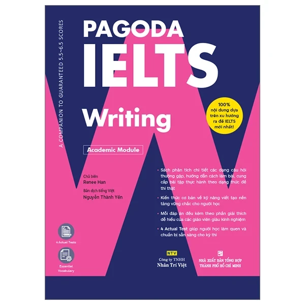 Pagoda IELTS - Writing - Renee Han (Mới 100%) Tiếng Anh, NXB Tổng Hợp TPHCM - SÁCH ĐẠI HỌC