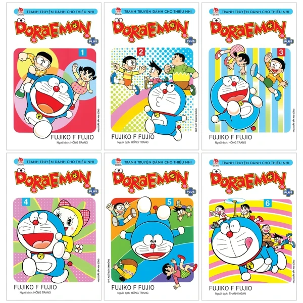 Doraemon Plus (Bộ 6 Tập) - Fujiko F. Fujio (Mới 100%) Truyện tranh, NXB Kim Đồng - SÁCH ĐẠI HỌC
