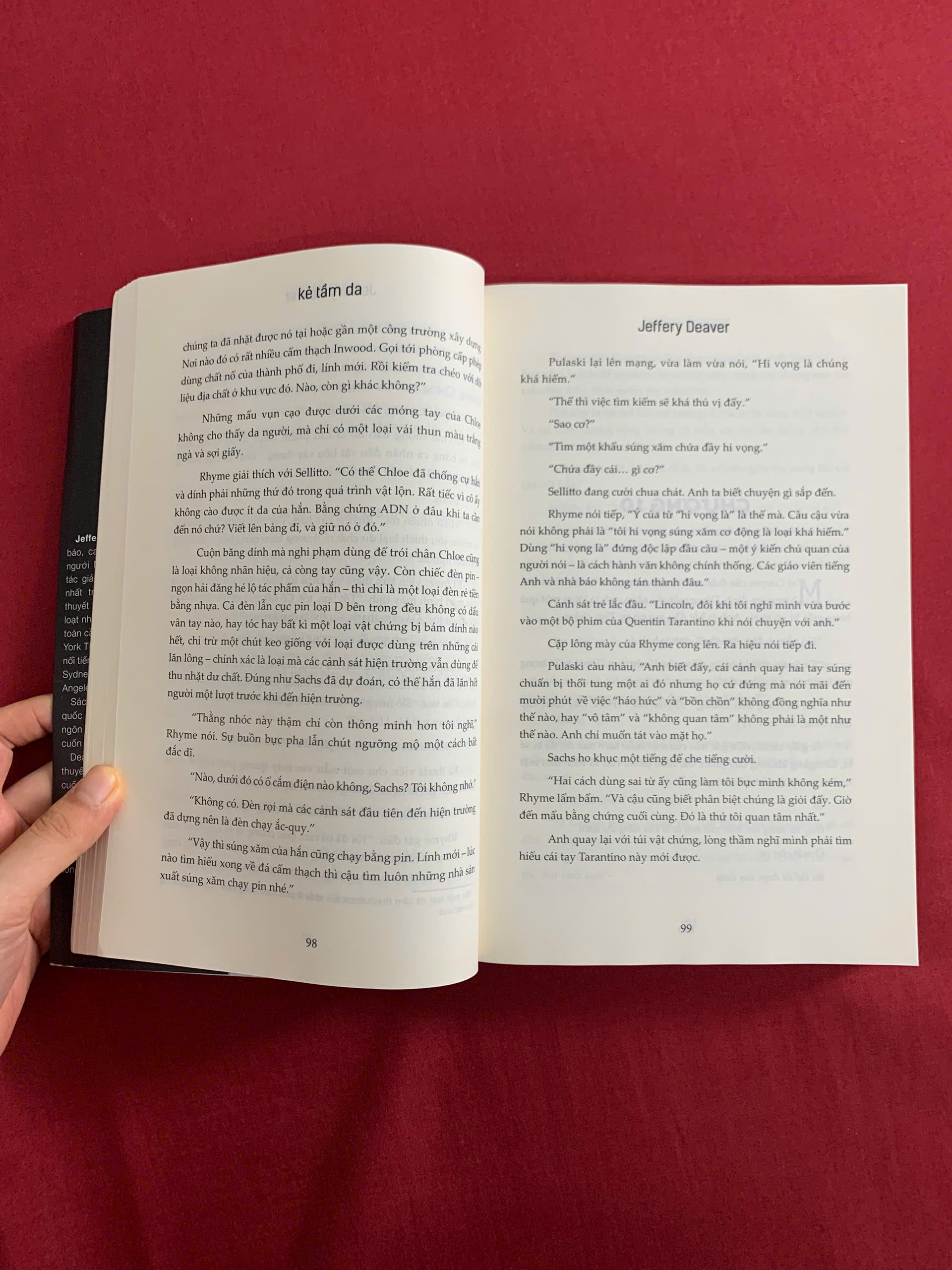 Kẻ tầm da - The skin collector (Jeffrey Deaver) Mới 90% bẩn, bong bìa sách nhẹ