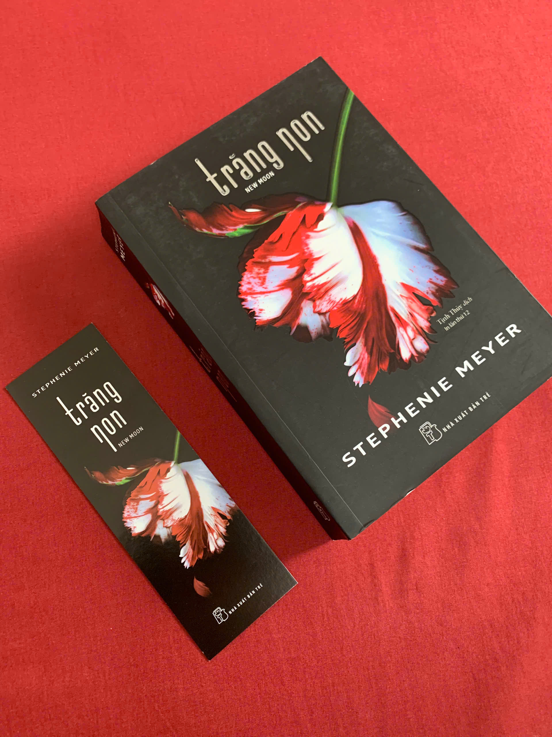 Trăng non (kèm bookmark) - New moon (Stephenie Meyer) Mới 90% có vài trang bị cong viền nhẹ không đáng kể