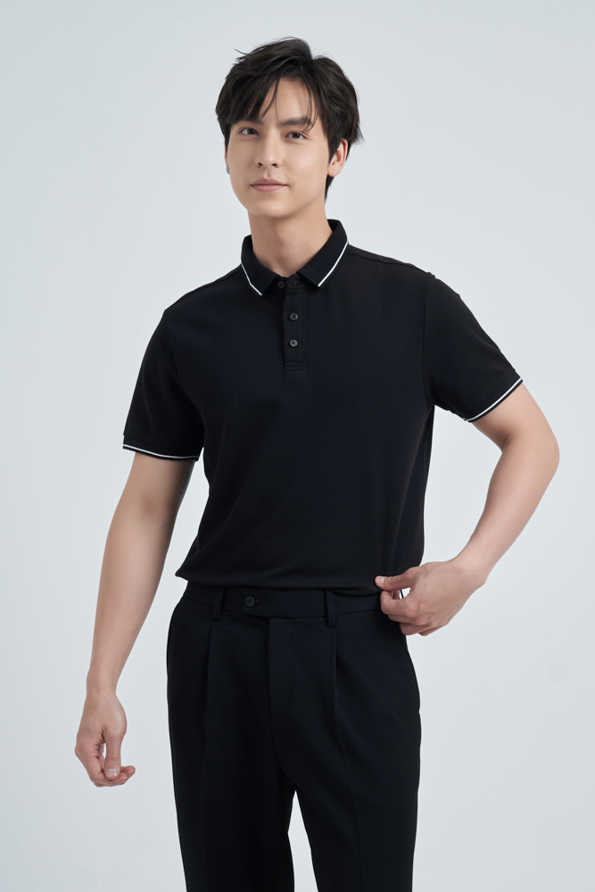 Áo Polo Fitted 2117 - Đen - 2XL