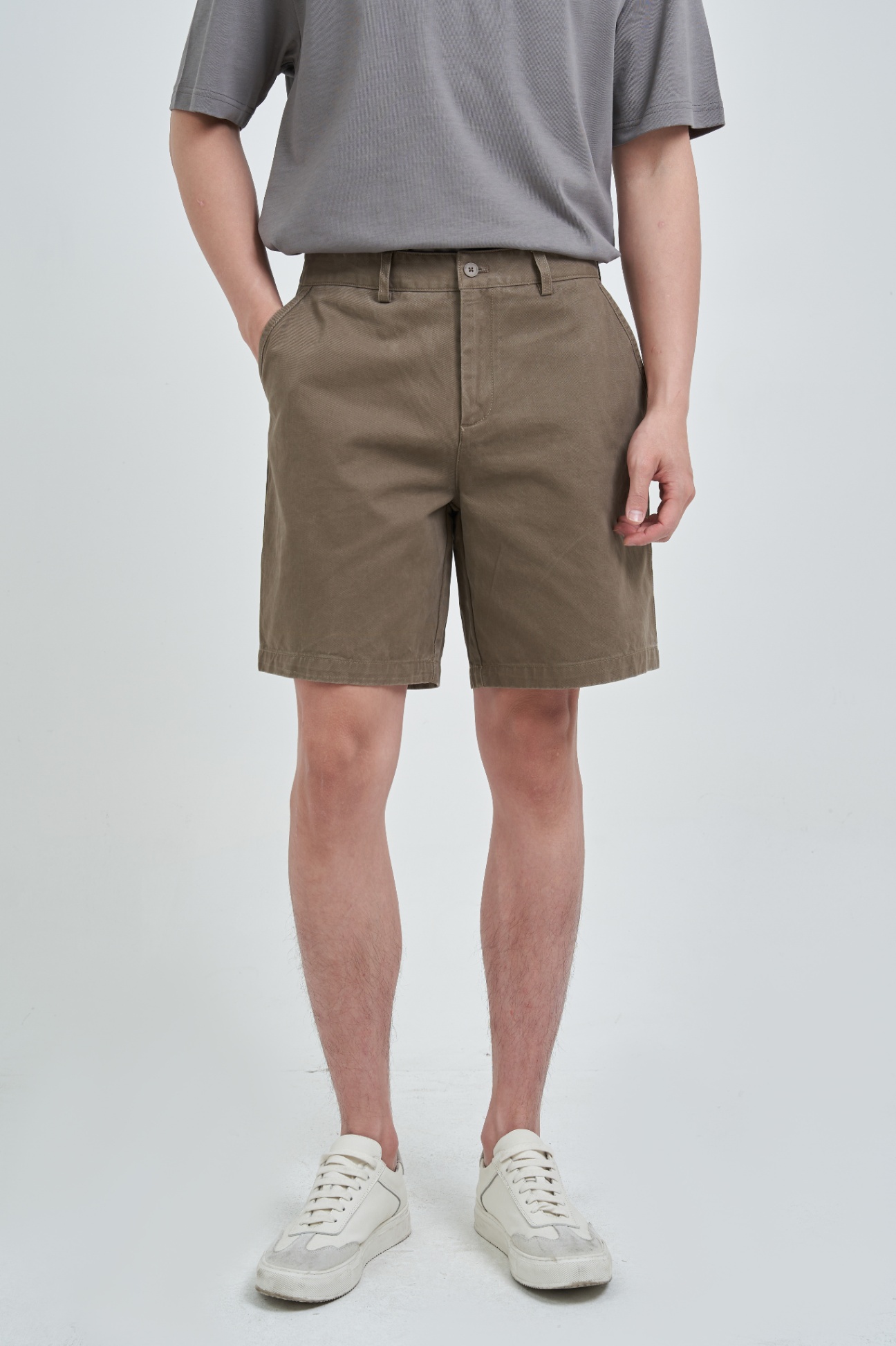 Quần Short Kaki Regular 8075 - Nâu - 2XL