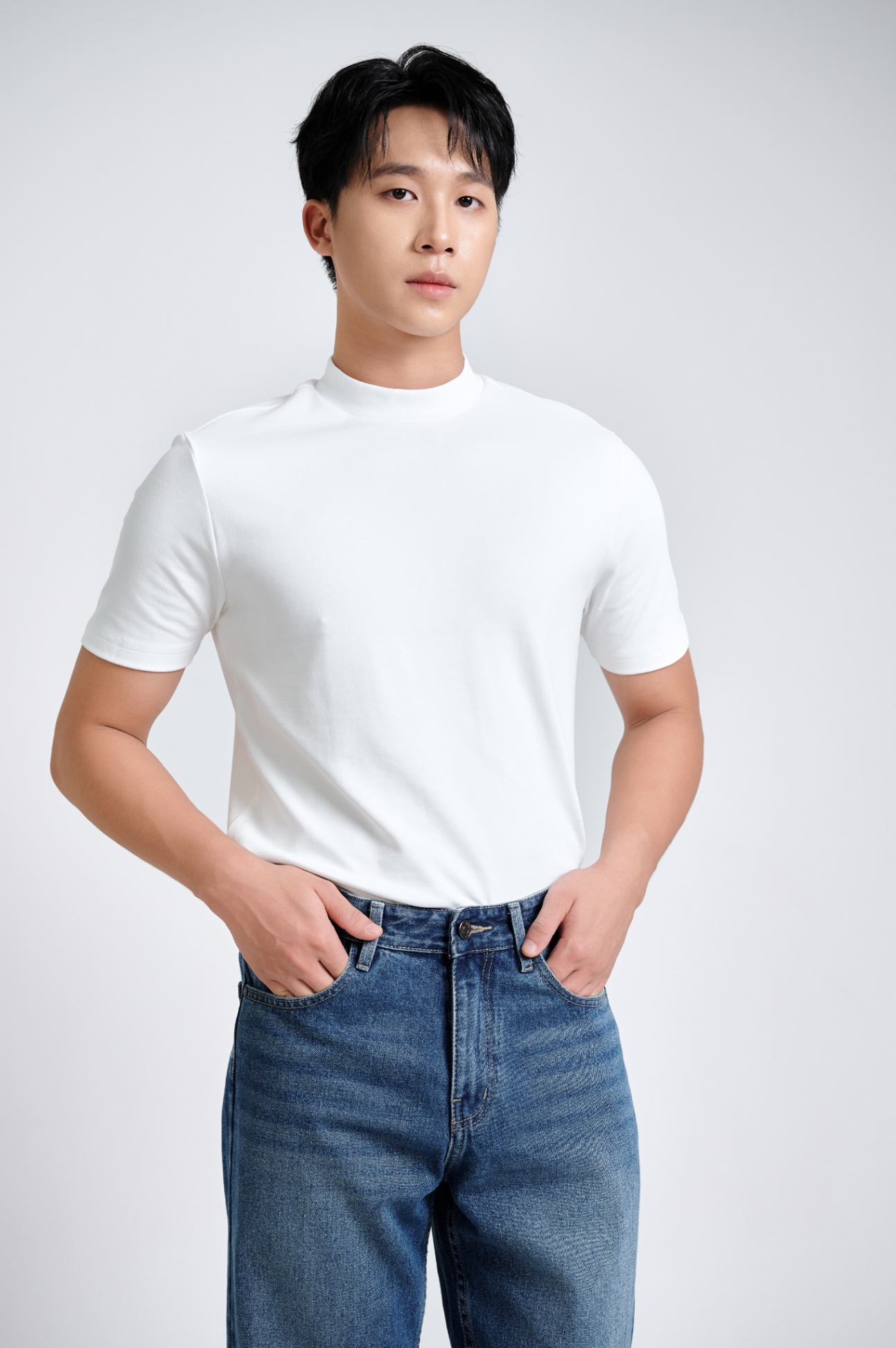 Áo Phông Fitted 1298 - Trắng - 2XL