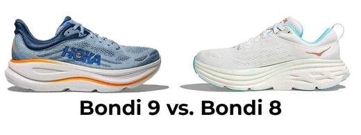 So Sánh Hai Mẫu Giày Chạy Bộ HOKA Bondi 8 và HOKA Bondi 9