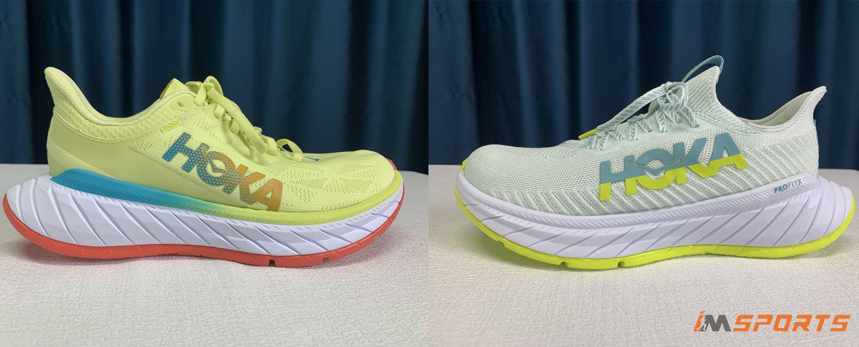 so sánh Hoka Carbon X 3 vs Carbon X 2 midsole