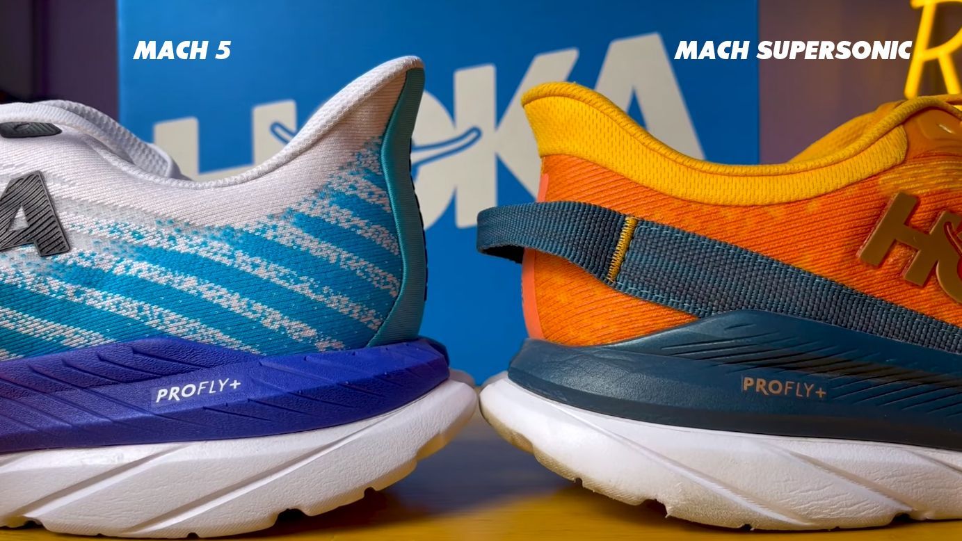 Đế giữa Hoka Mach 5 vs Supersonic