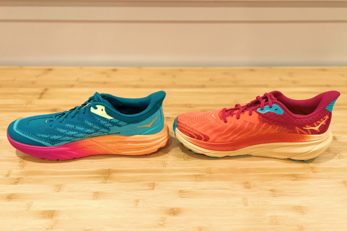 Hoka Speedgoat vs Challenger - So sánh mặt trong