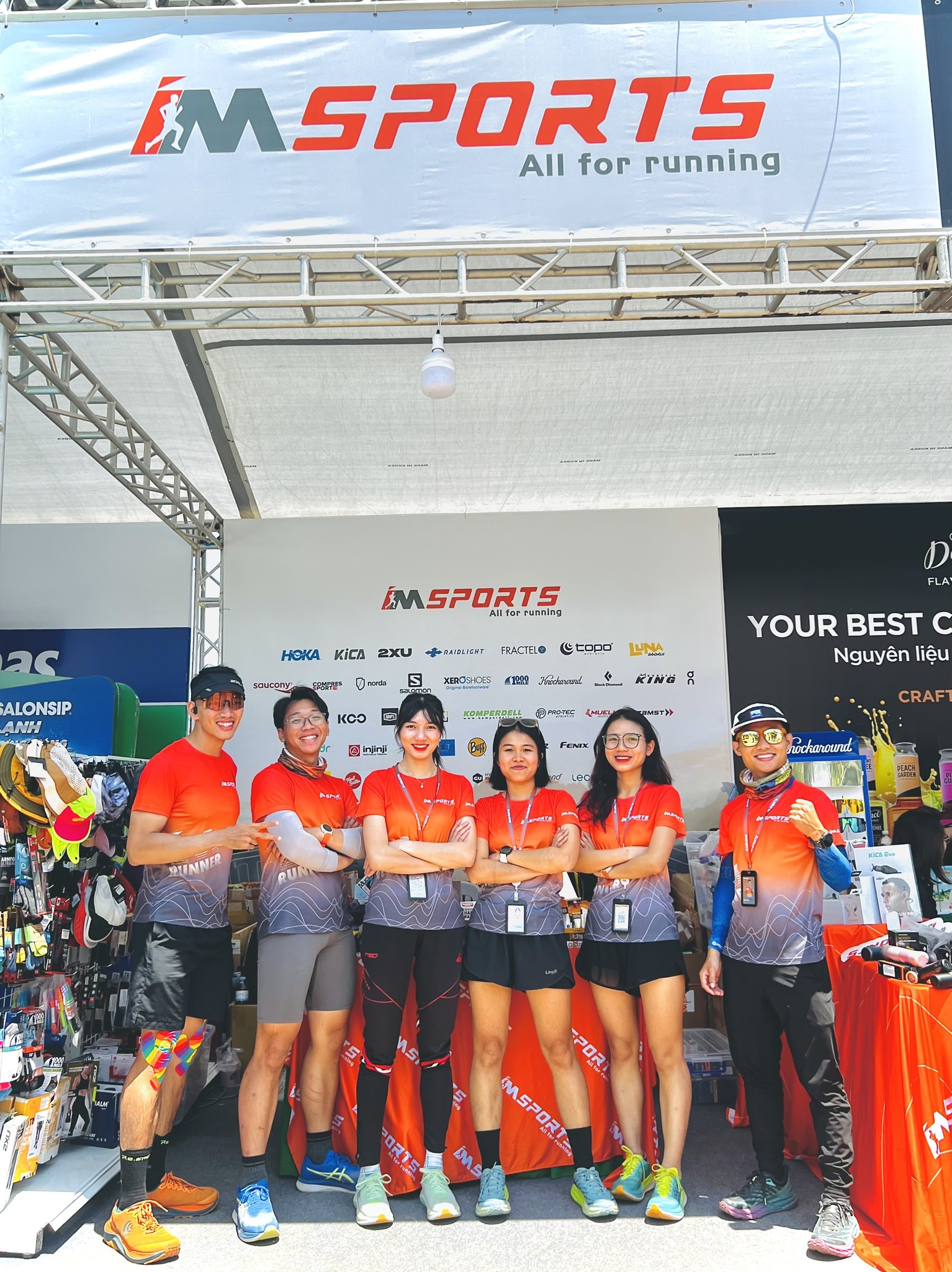 Gian hàng IMSports tại Dalat Ultra Trail 2024