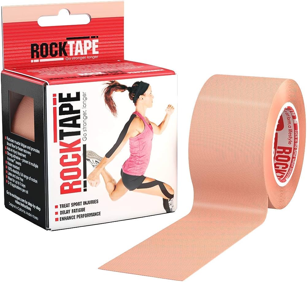 Băng RockTape 2-Inch Water-Resistant Kinesiology Tape