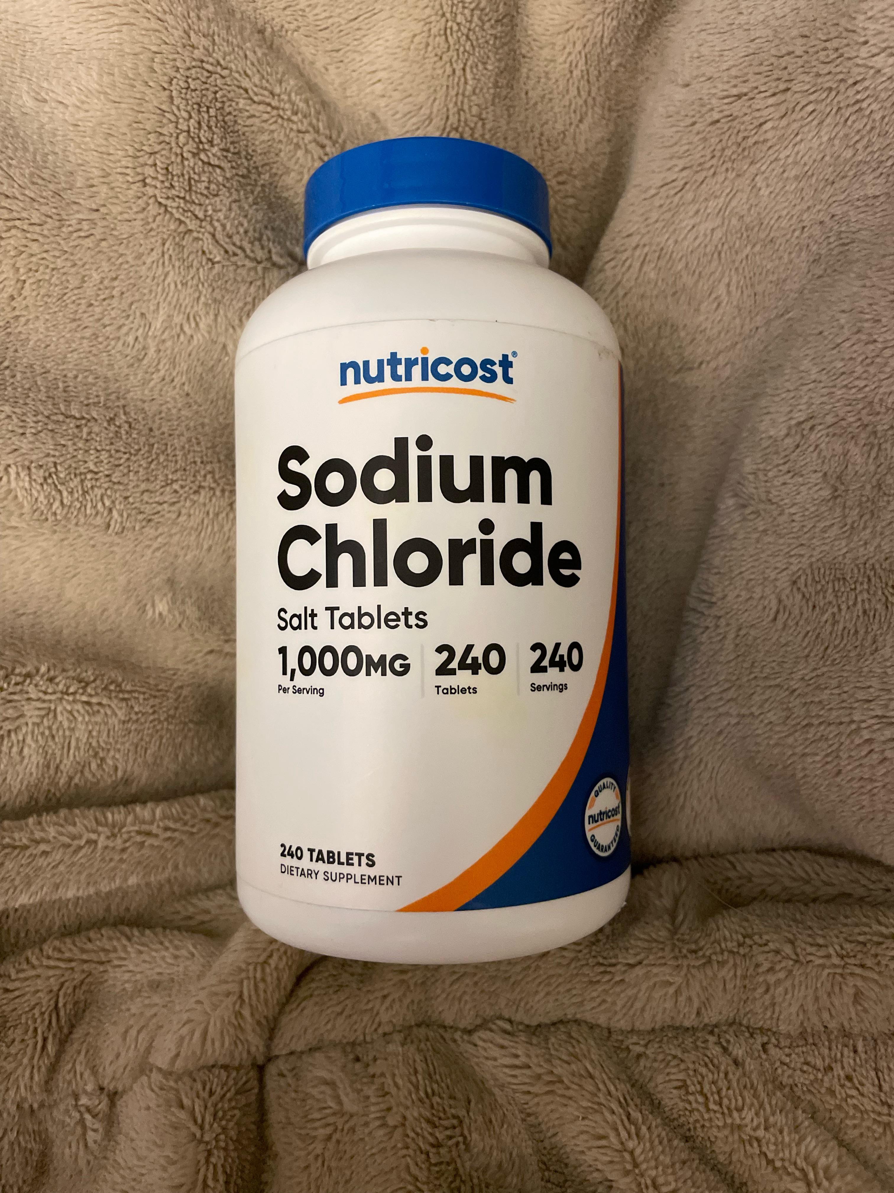 Viên muối điện giải Nutricost Sodium Chloride