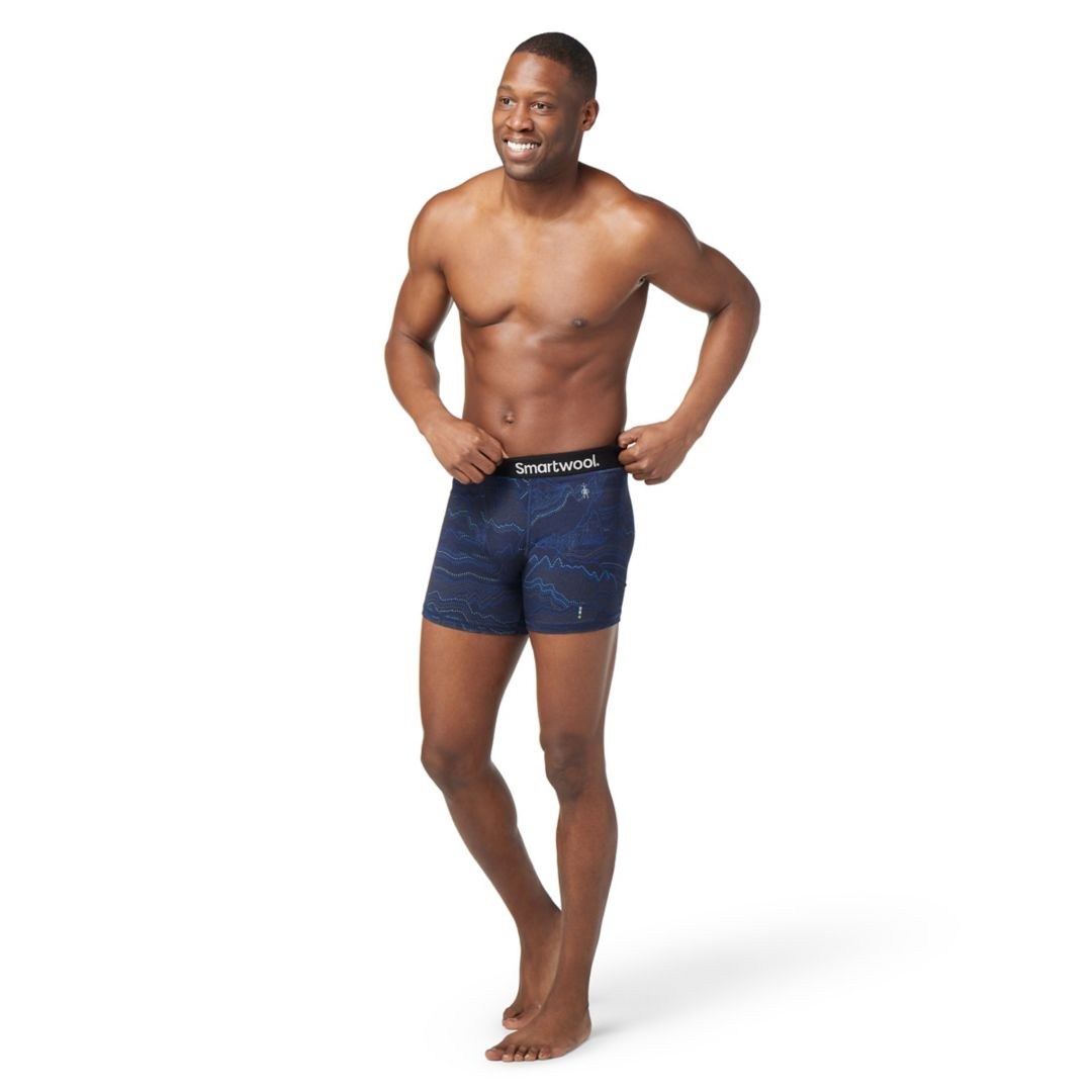 Quần lót chạy bộ Smartwool Merino Print Boxer Brief