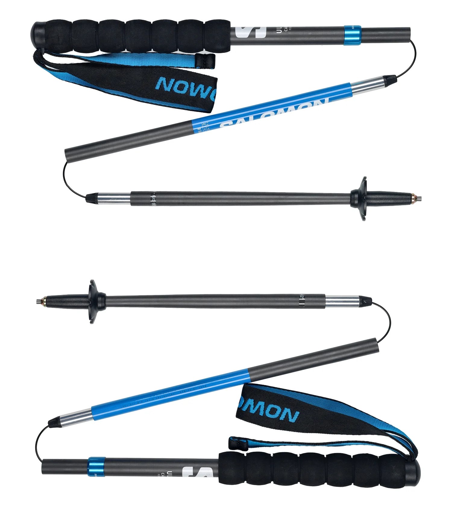 Gậy chạy Trail Salomon Ultra Carbon Foldable Poles