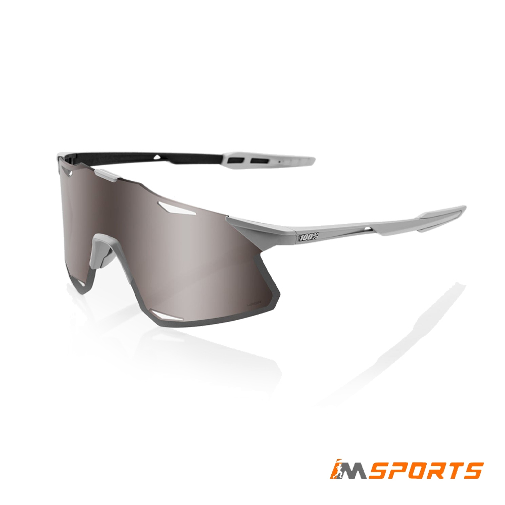 HYPERCRAFT® | Kính 100% HYPERCRAFT® Matte Stone Grey HiPER - Silver Mirror Lens