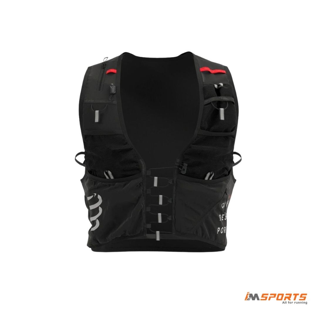 Vest Chạy Địa Hình Compressport UltRun Evo 10 Pack-Black