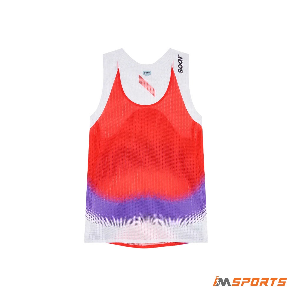SOAR - Áo Thi Đấu Women's Race Vest - Red/Purple Stripe