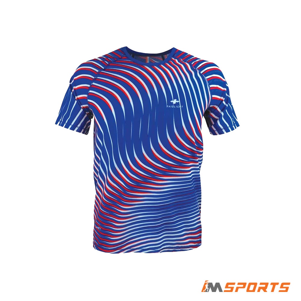 Áo Chạy Bộ Nam Raidlight T-shirt MC Men's - Blue/White/Red