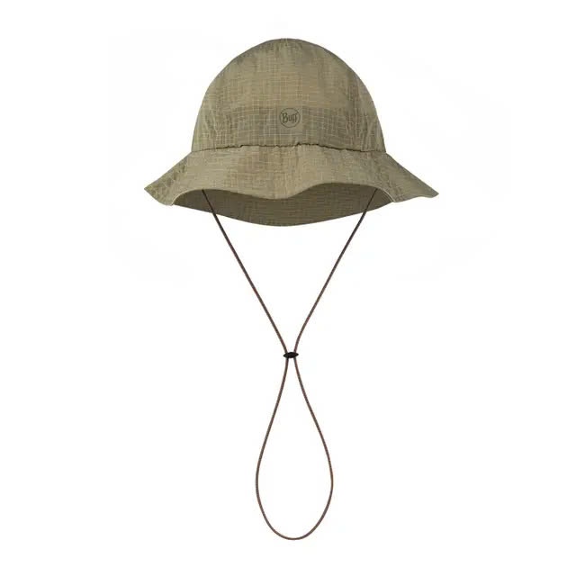 Mũ Chạy Bộ Rộng Vành Buff® Go Bucket Hat - Solid Tundra Khaki