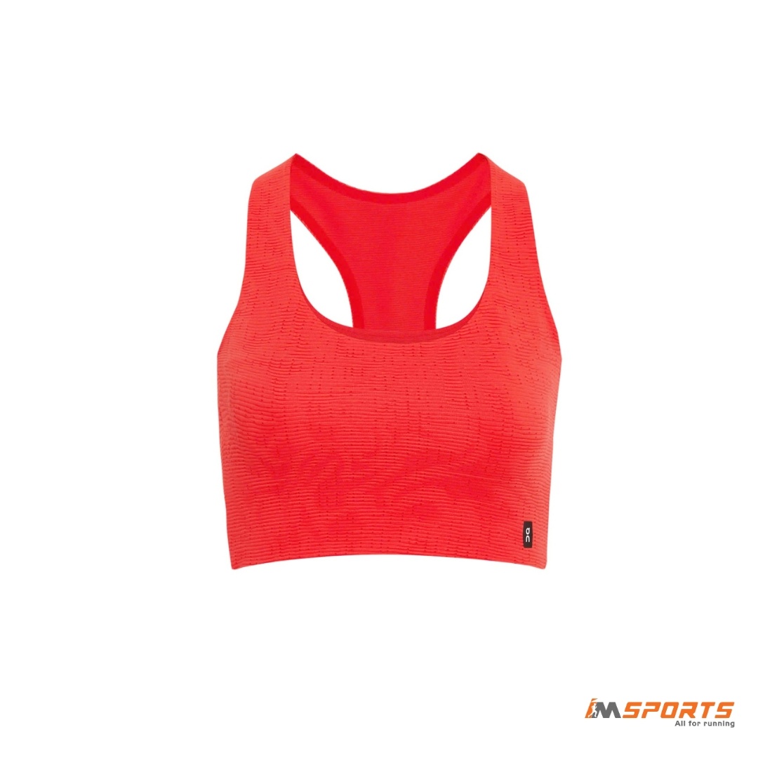 Áo Bra Chạy Bộ Nữ On Running Pace Pocket Bra - Red