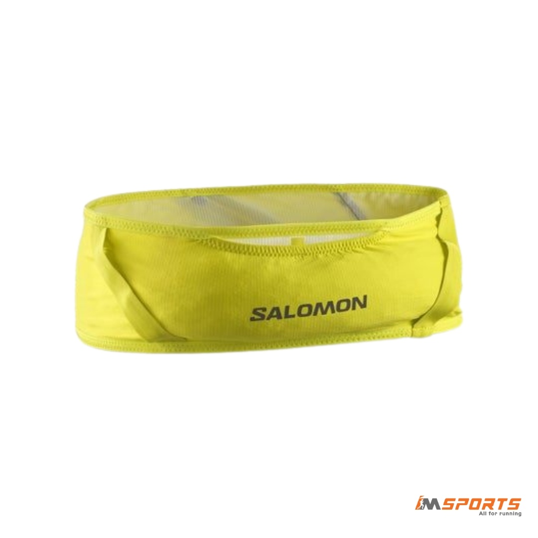 Đai Chạy Bộ Unisex Salomon Pulse Belt - Sulphur Spring/Glacier Gray