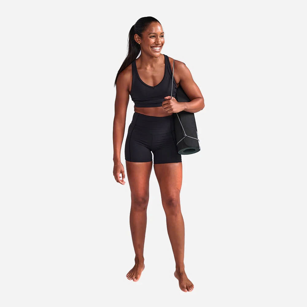 Quần Ngắn Bó Cơ Nữ 2XU Form Soft Touch Hi-Rise Compression - Black