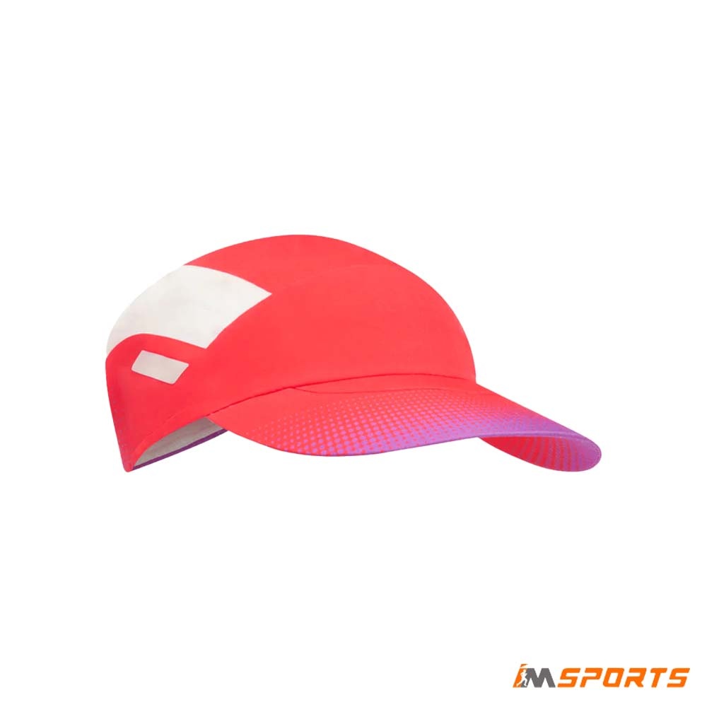 Mũ Chạy Bộ Soar Printed Run Cap - Red/Purple
