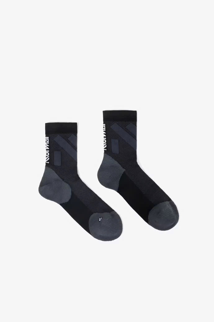 Tất Chạy Bộ NNormal Race Sock Low Cut - Black