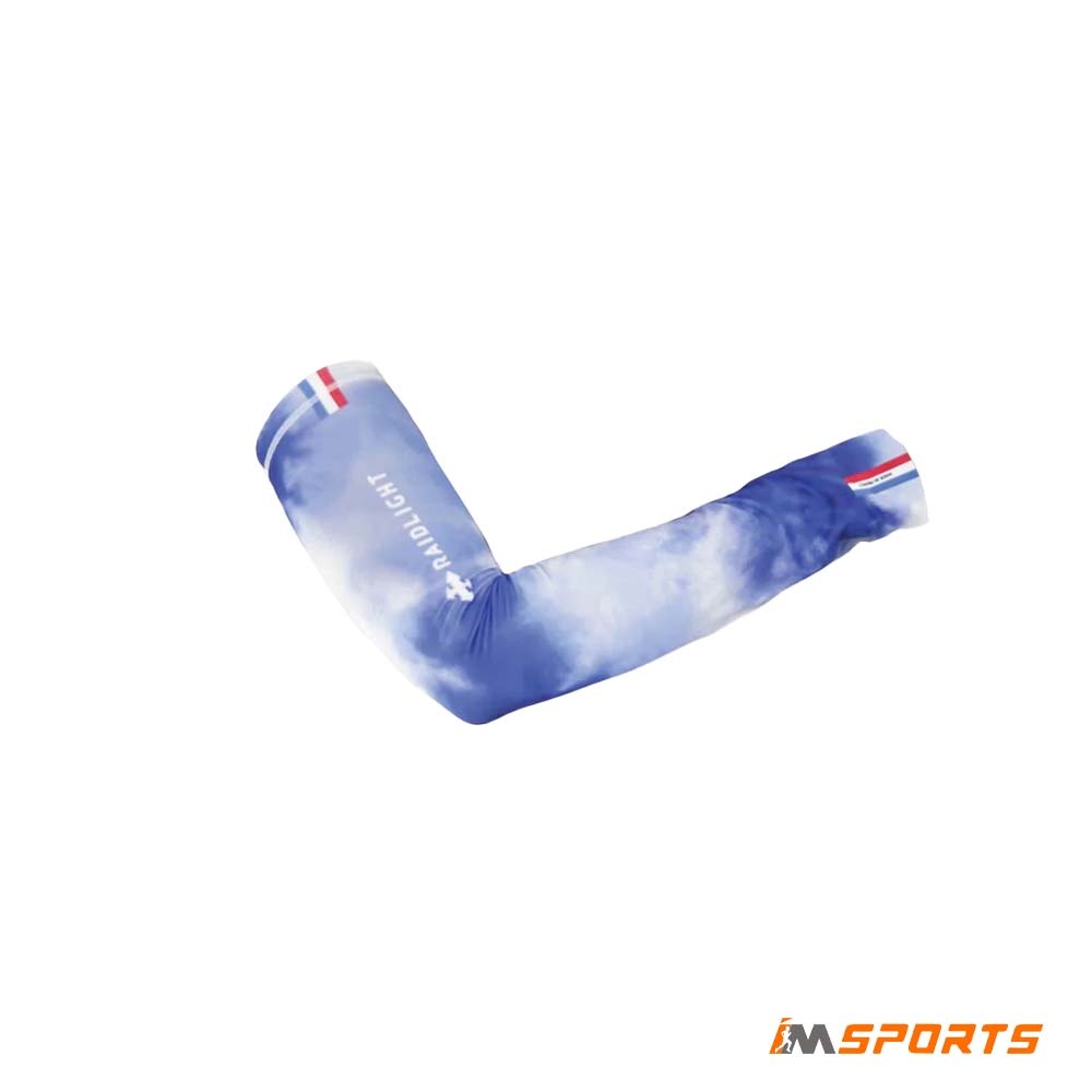 Bó Calf tay Raidlight Arm Sleeves - Blue/White