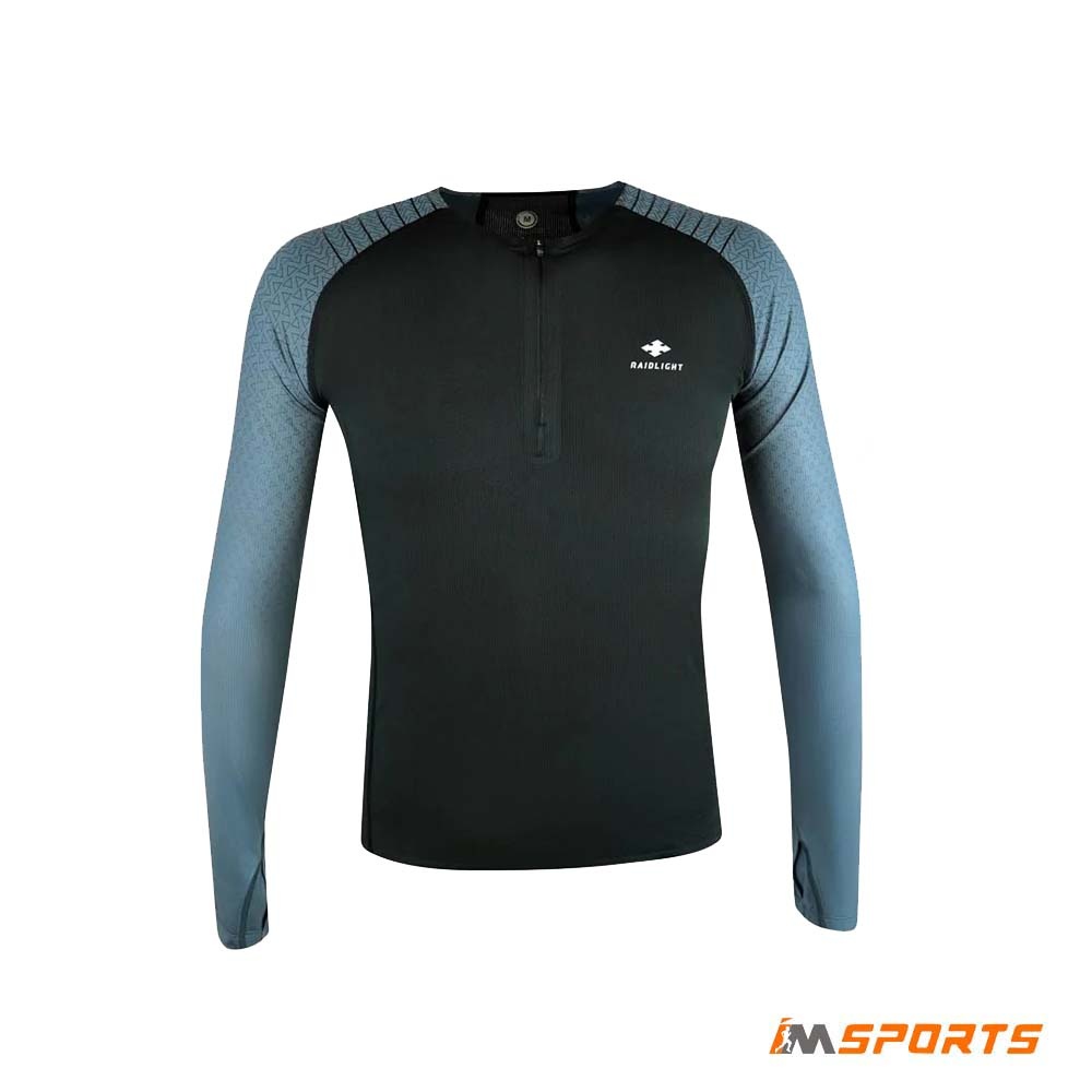Áo Chạy Dài Tay Nam Raidlight R-Light Maillot Homme - Black