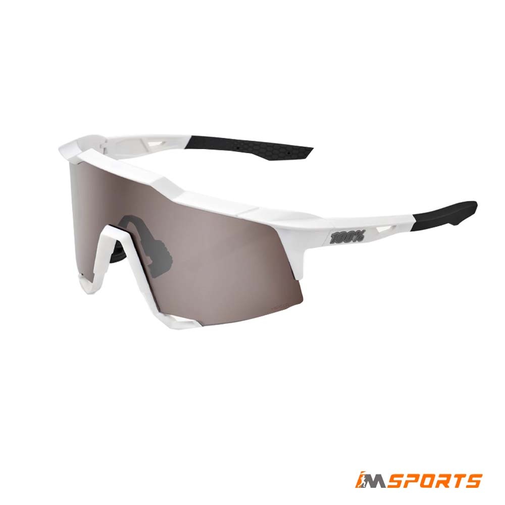 SPEEDCRAFT® XS | Kính 100% SPEEDCRAFT® - Matte White - HiPER Silver Mirror