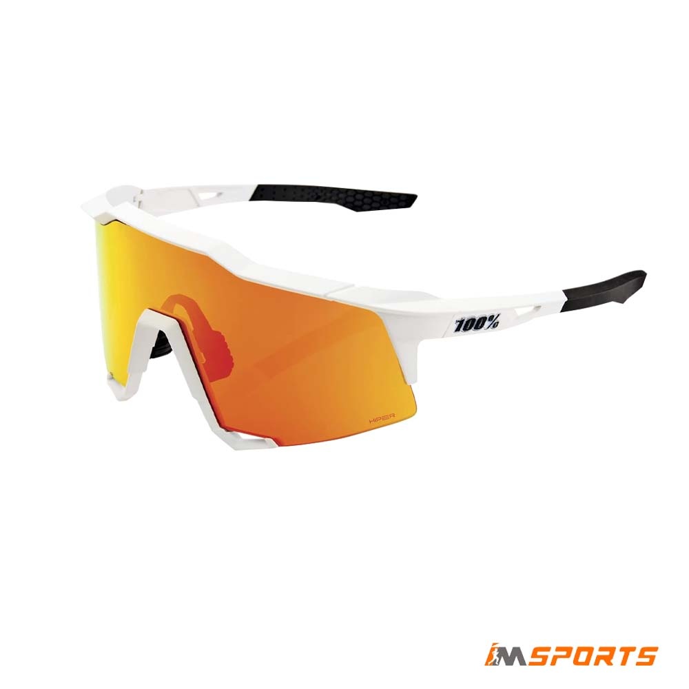 SPEEDCRAFT® | Kính 100% SPEEDCRAFT® - Soft Tact Off White - HiPER Red Multilayer Mirror