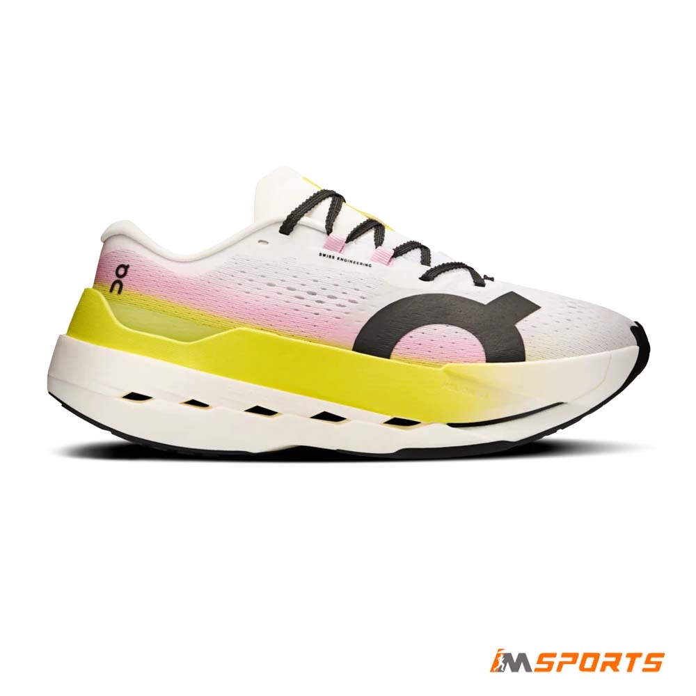 Giày Chạy Bộ Nữ On Running Cloudboom Max - Lime/Raspberry
